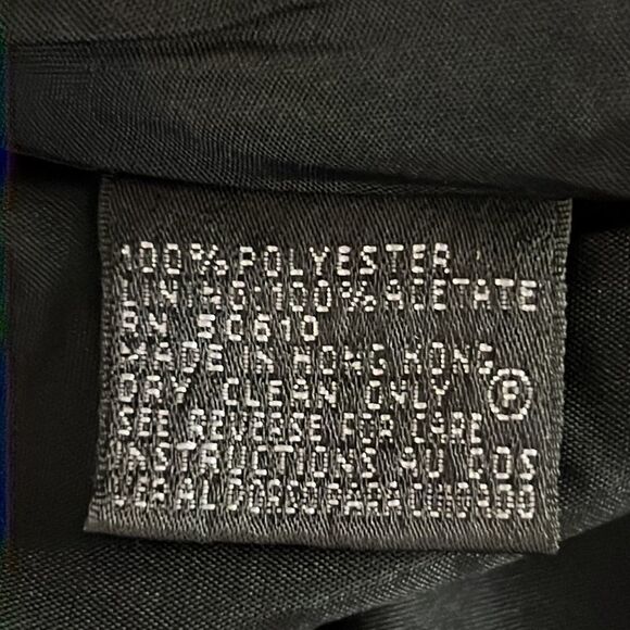 NWT Vintage Anne Klein Dress Black Shift Long Sleeve - Picture 13 of 15